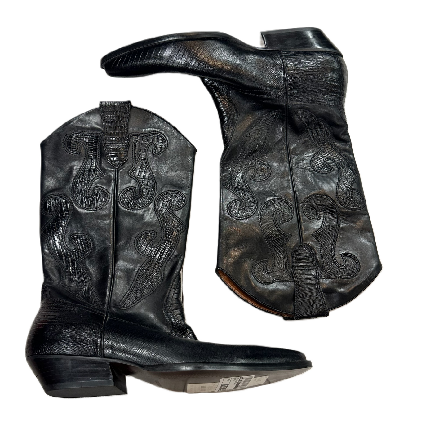 Black Boots Western By Nine West, Size: 8