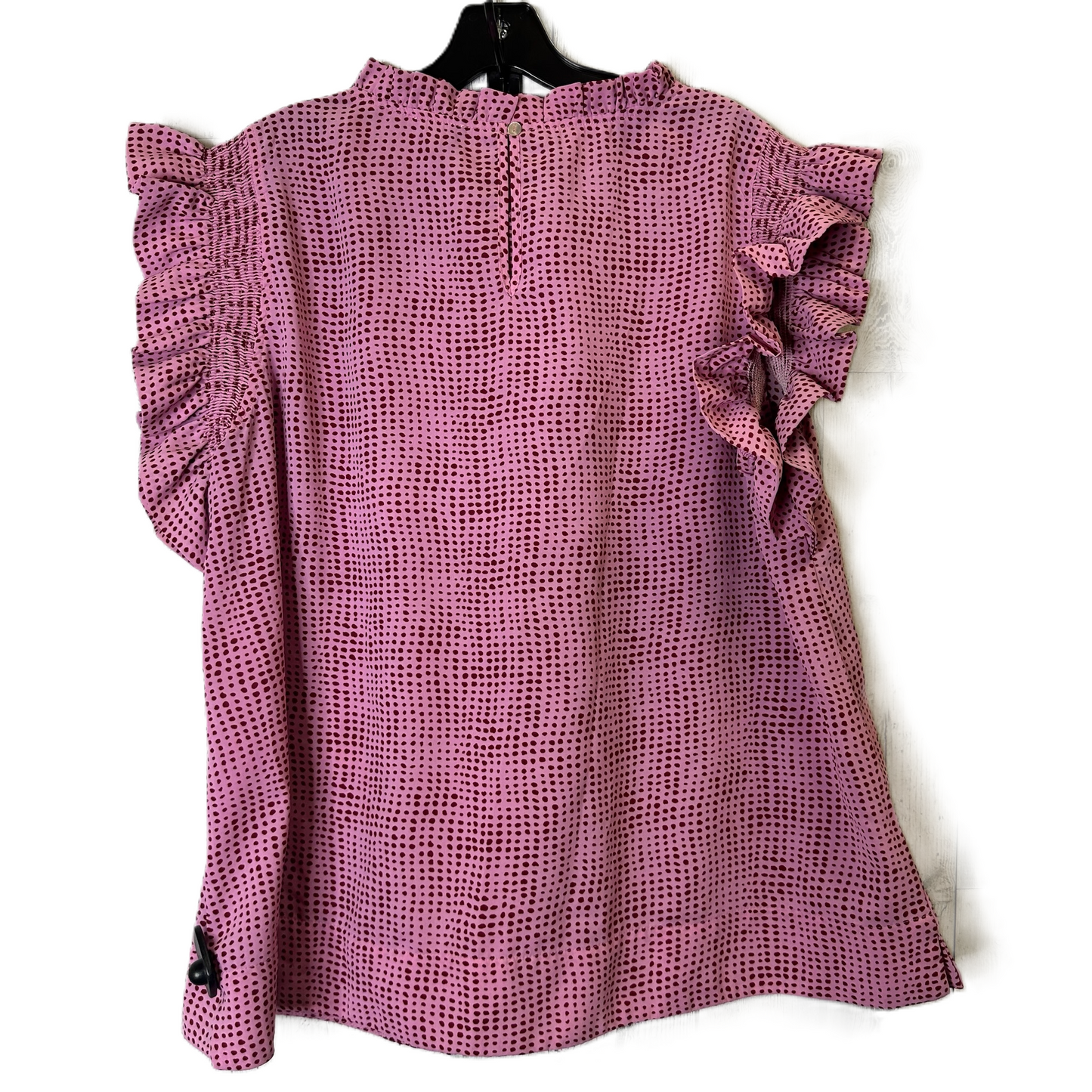 Pink Top Short Sleeve By Jodifl, Size: 1x