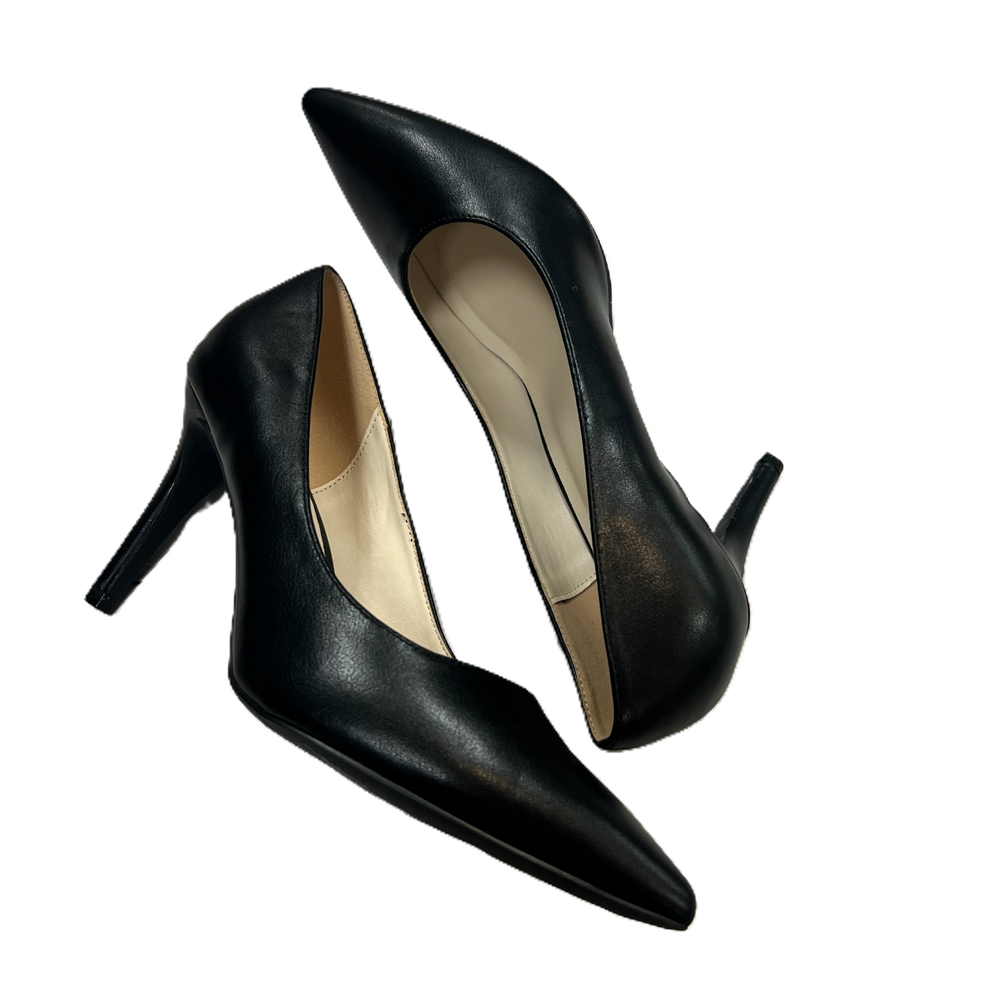 Black Shoes Heels Stiletto By Halston, Size: 9