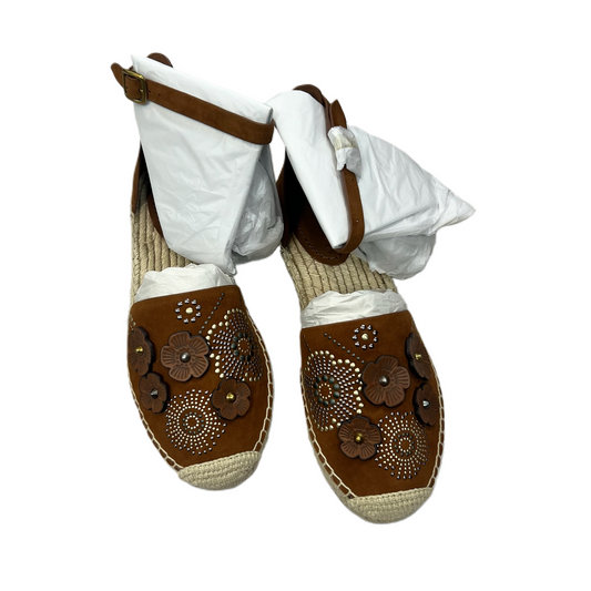 Brown Shoes Flats By Coach, Size: 6