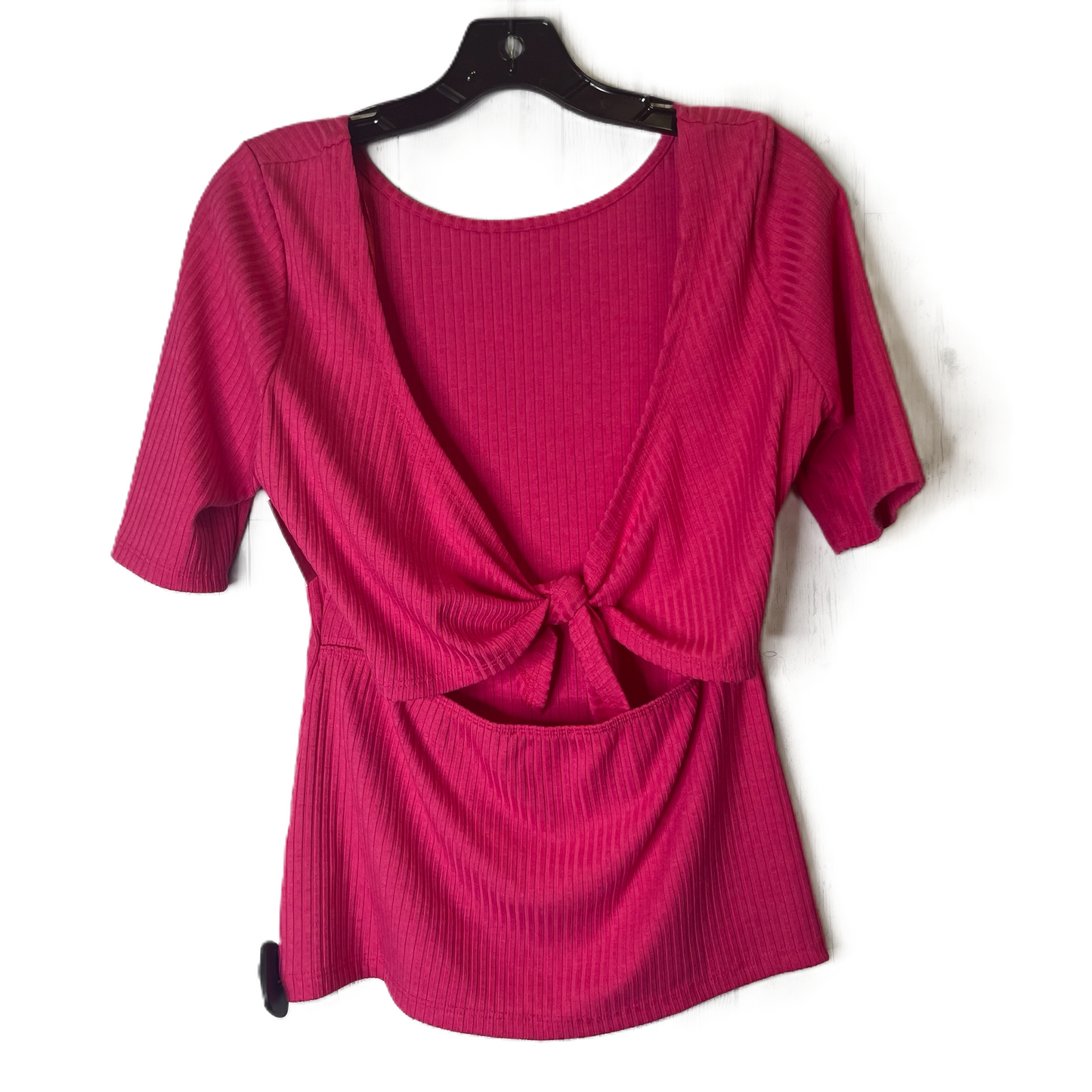 Top Short Sleeve By Venus In Pink, Size: M