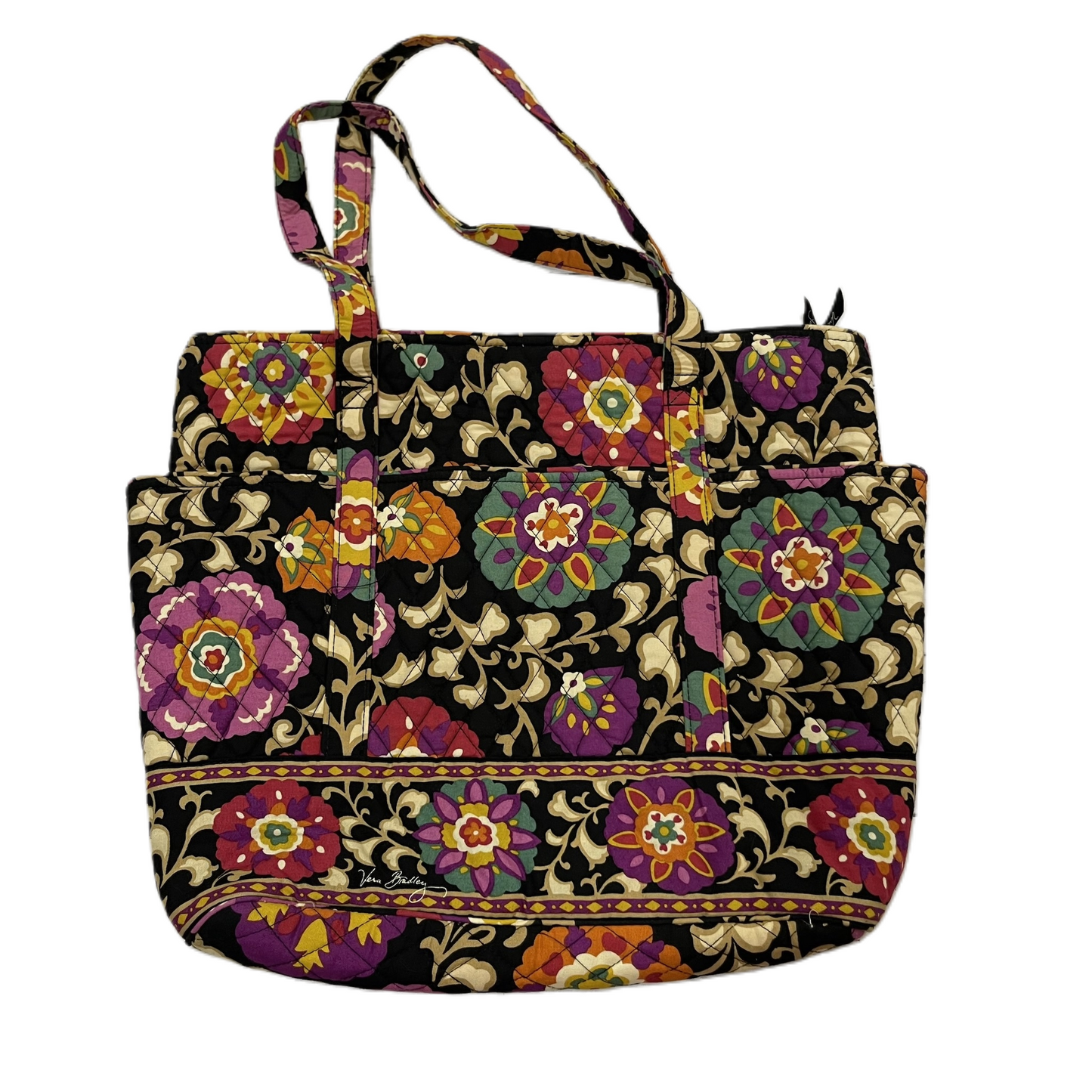 Handbag By Vera Bradley, Size: Large