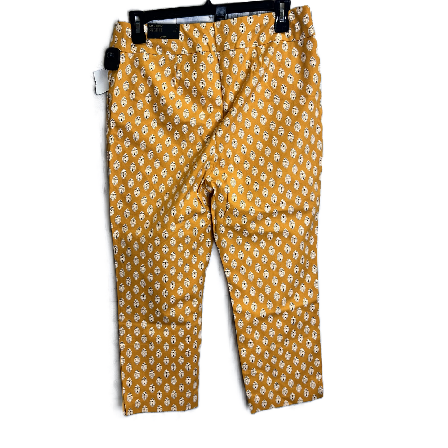 Pants Leggings By Chicos In Yellow, Size: L