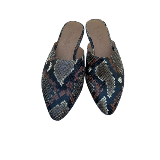 Shoes Flats By Madewell In Snakeskin Print, Size: 6.5