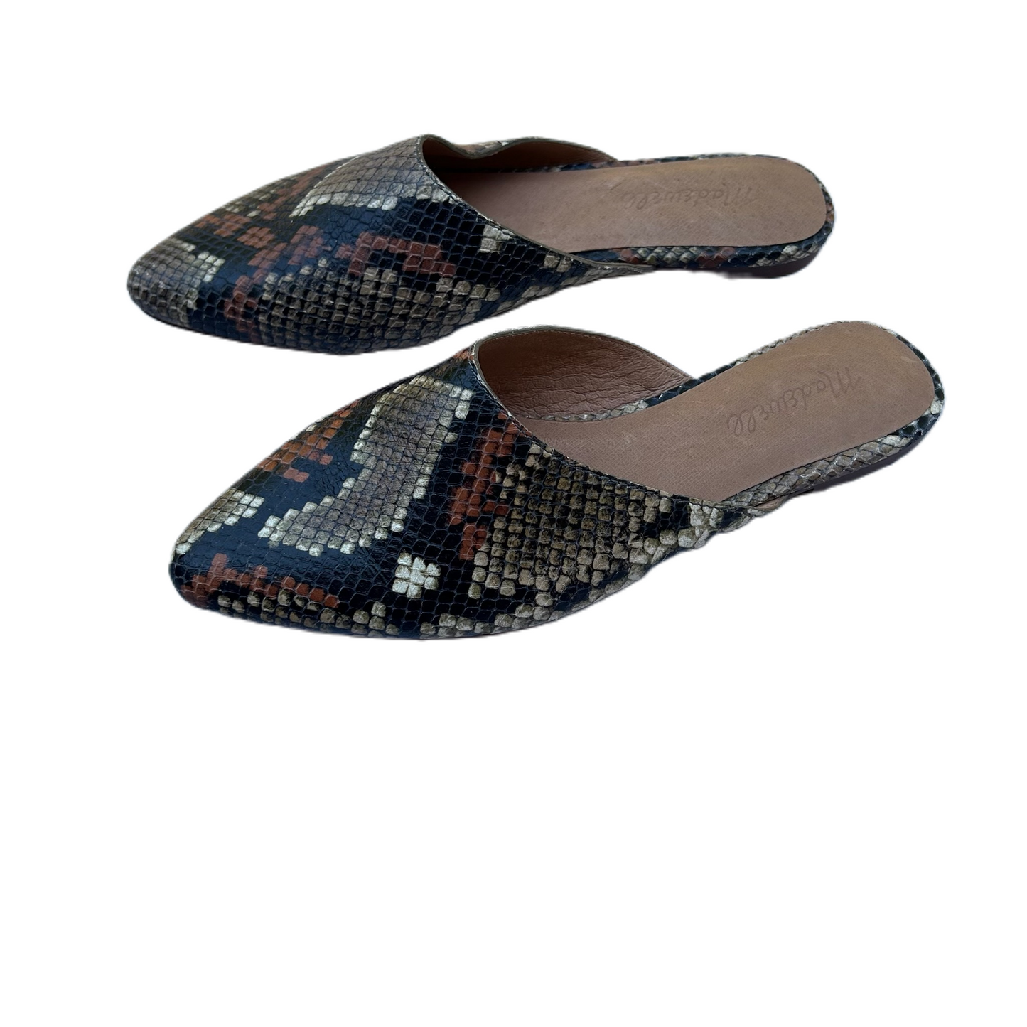 Shoes Flats By Madewell In Snakeskin Print, Size: 6.5