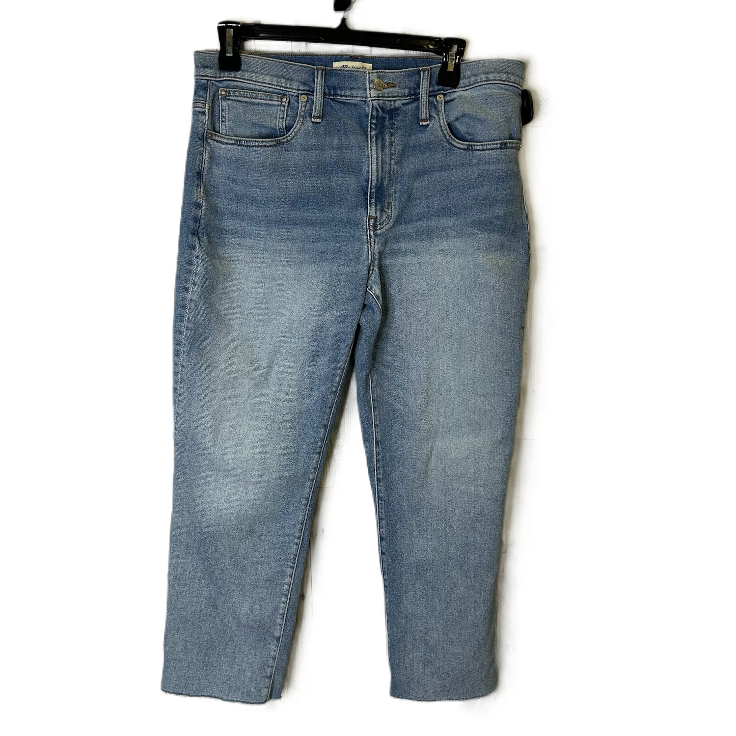 Jeans Skinny By Madewell In Blue Denim, Size: 10