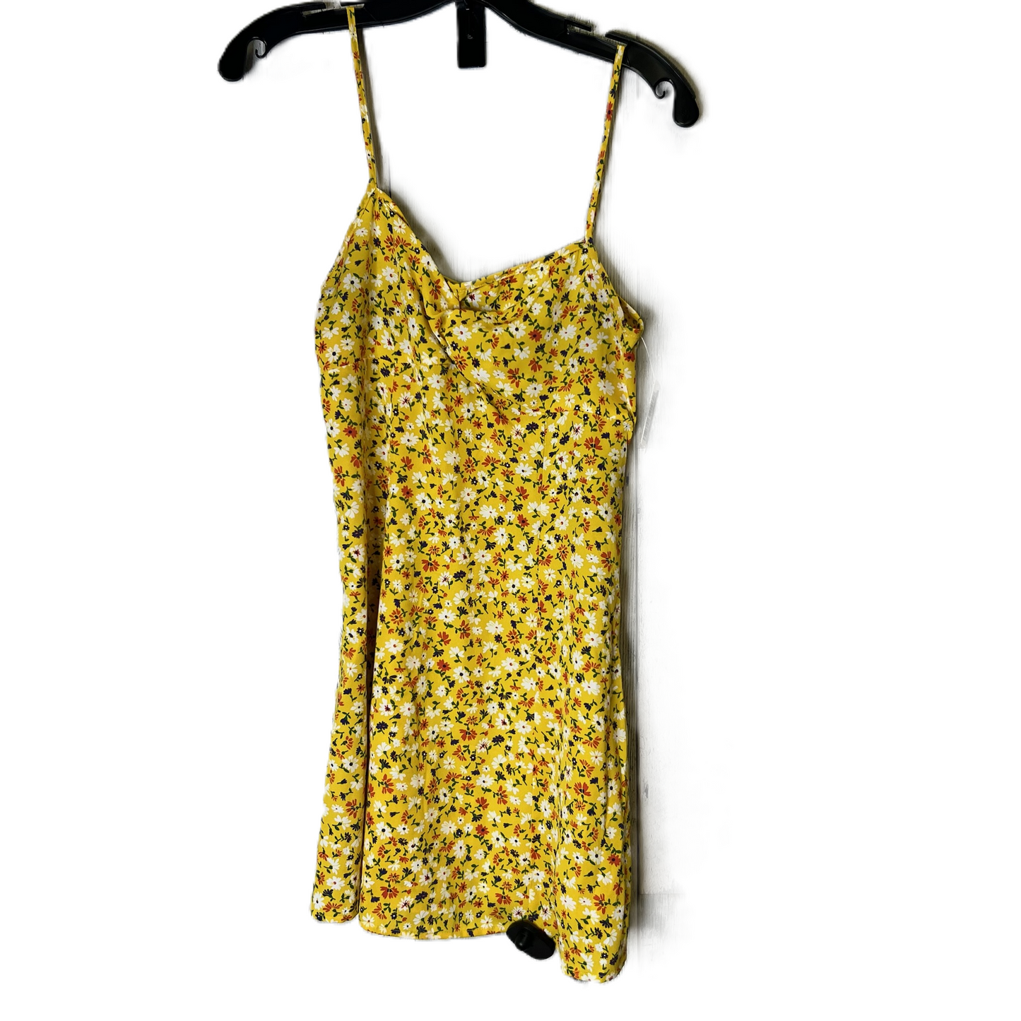 Yellow Dress Casual Short By Shein, Size: S