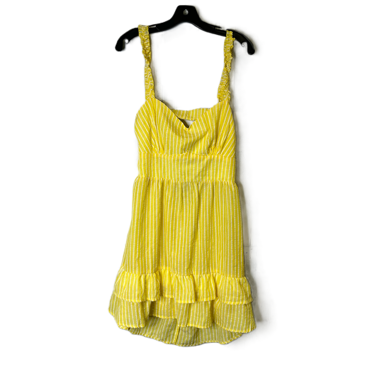 Yellow Dress Casual Short By Speechless, Size: Xl