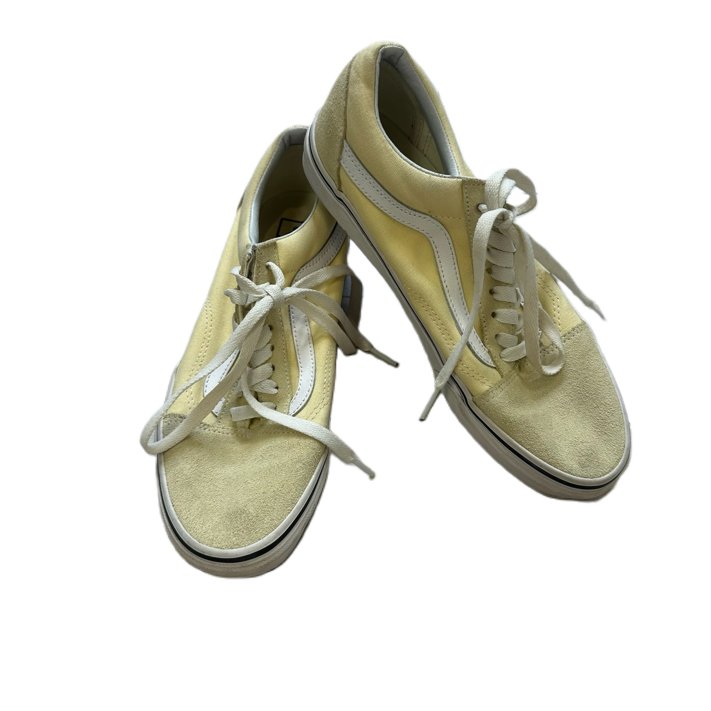 Shoes Sneakers By Vans In Yellow, Size: 7