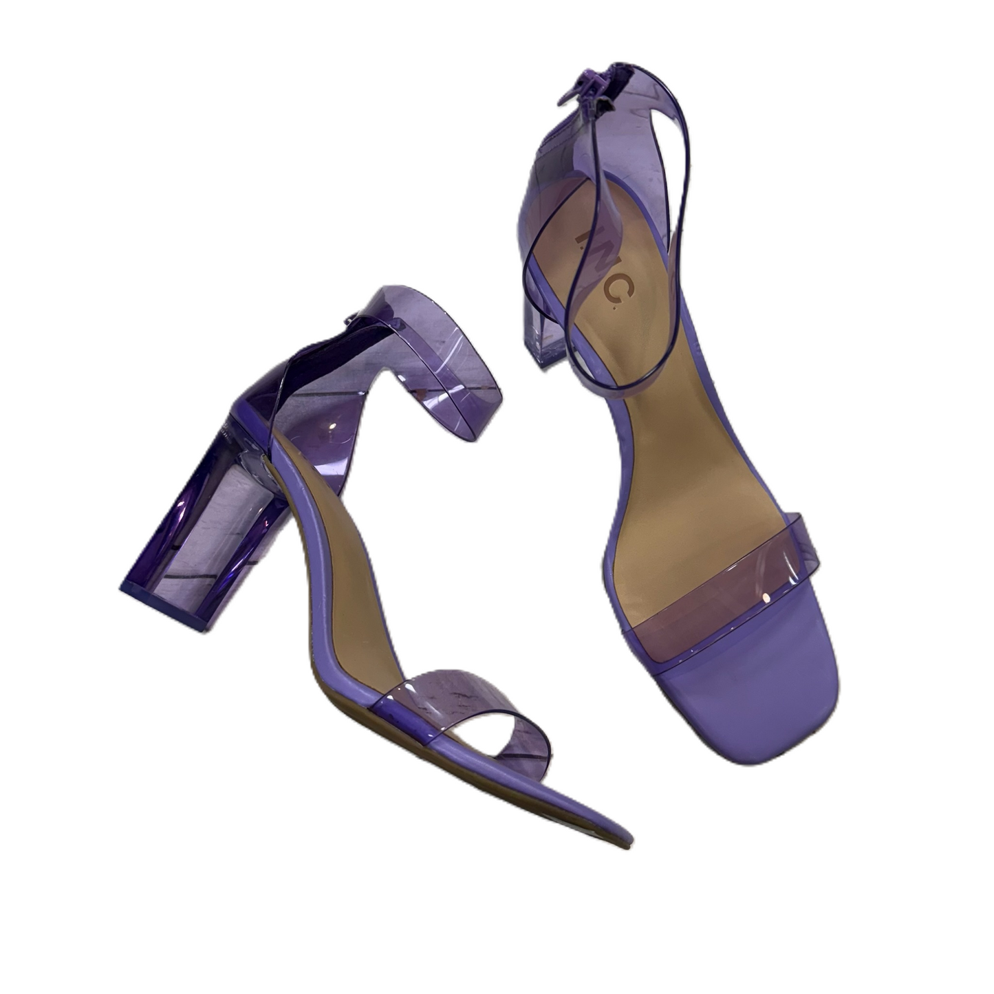 Shoes Heels Block By Inc In Purple, Size: 9.5