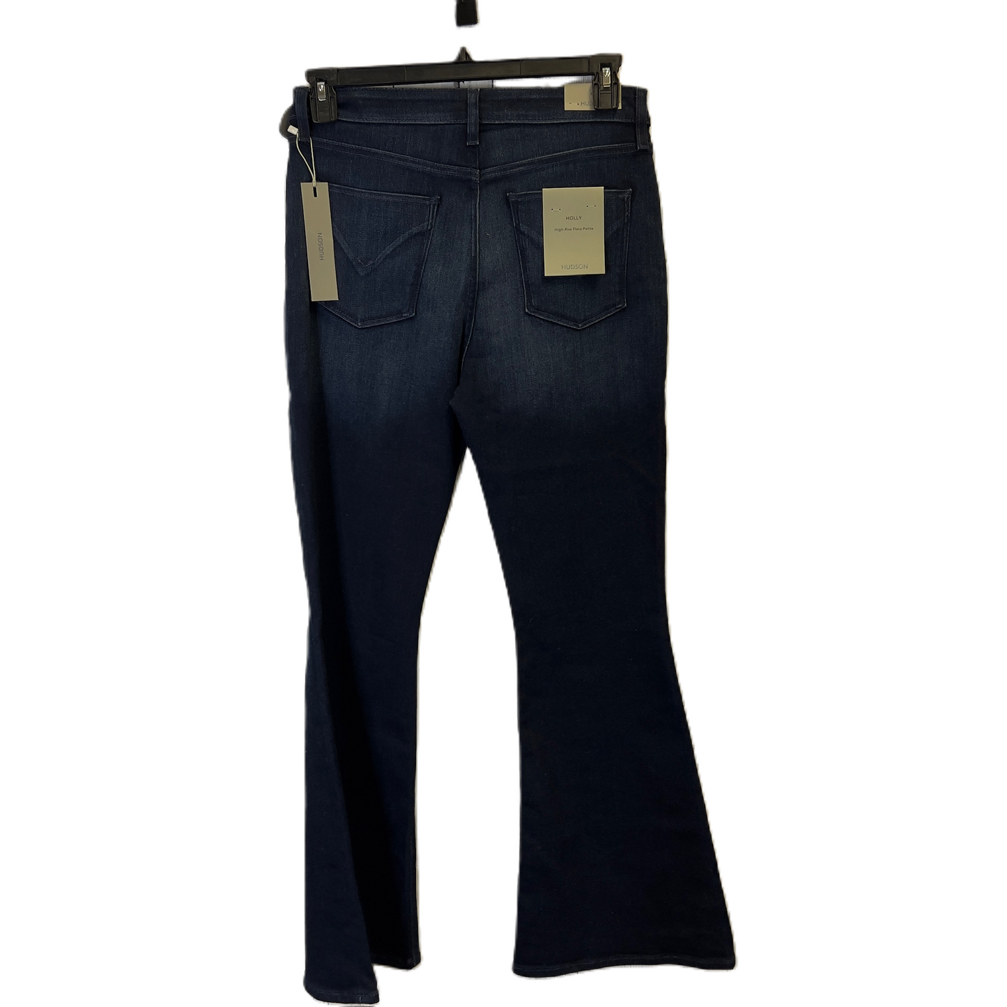 Jeans Flared By Hudson In Blue Denim, Size: 10