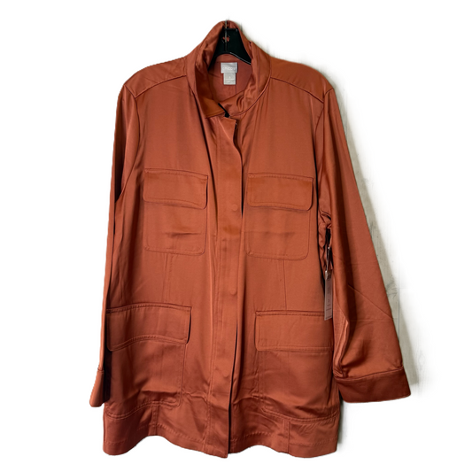 Jacket Other By Chicos In Orange, Size: Xl