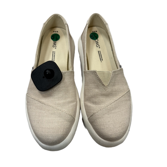 Shoes Flats By Toms In Cream, Size: 5.5