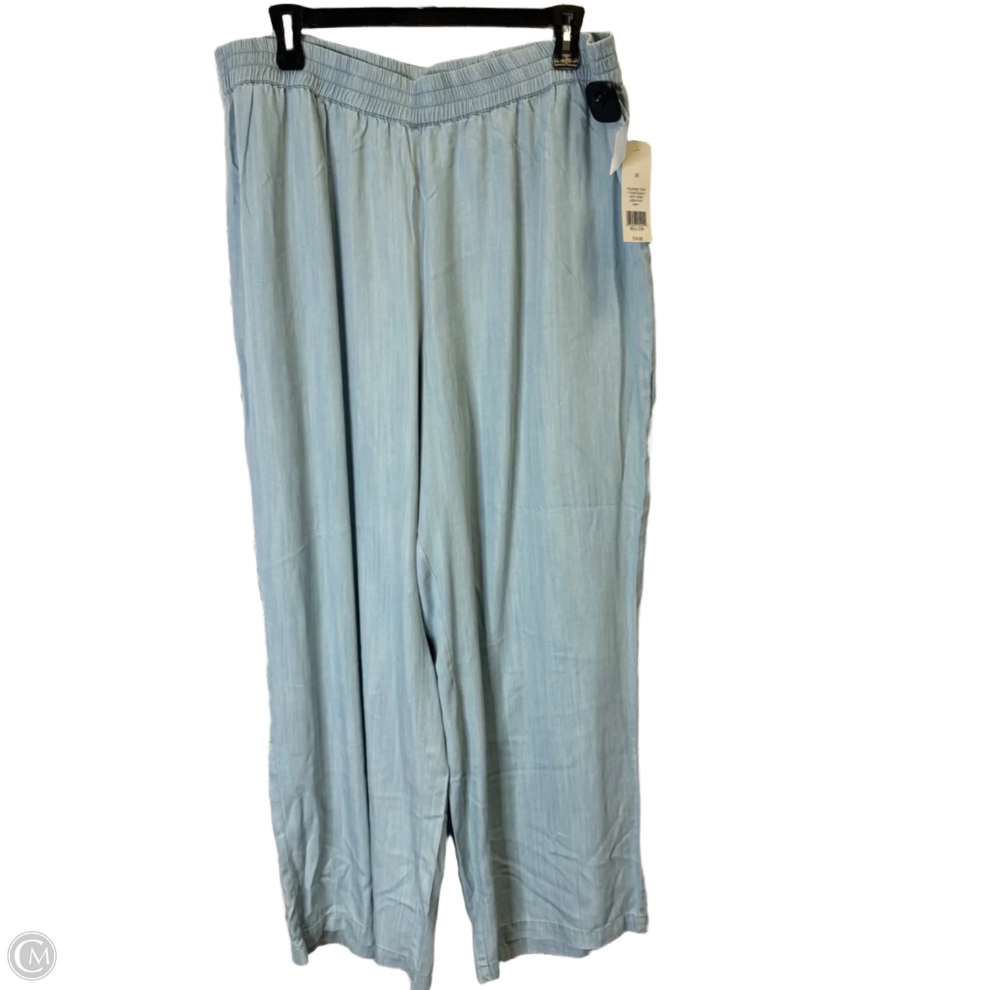 Pants Wide Leg By New Directions In Blue, Size: 3x