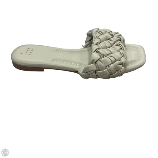 Sandals Flats By A New Day In Cream, Size: 8