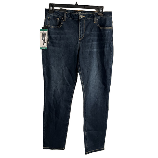 Jeans Skinny By Buffalo David Bitton In Blue Denim, Size: 12