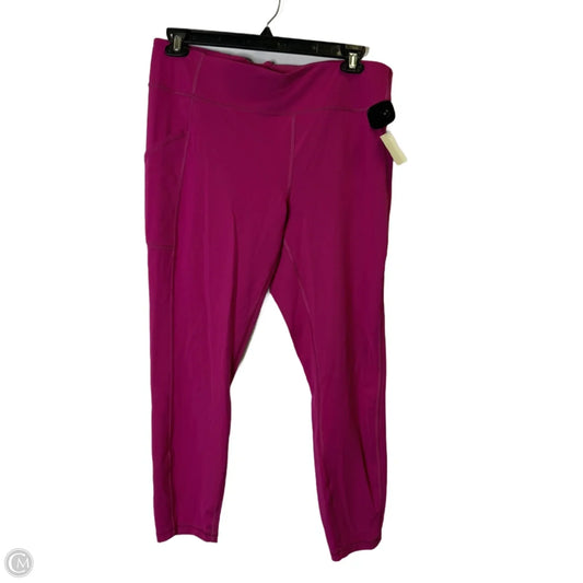 Athletic Leggings By Lululemon In Pink, Size: 16