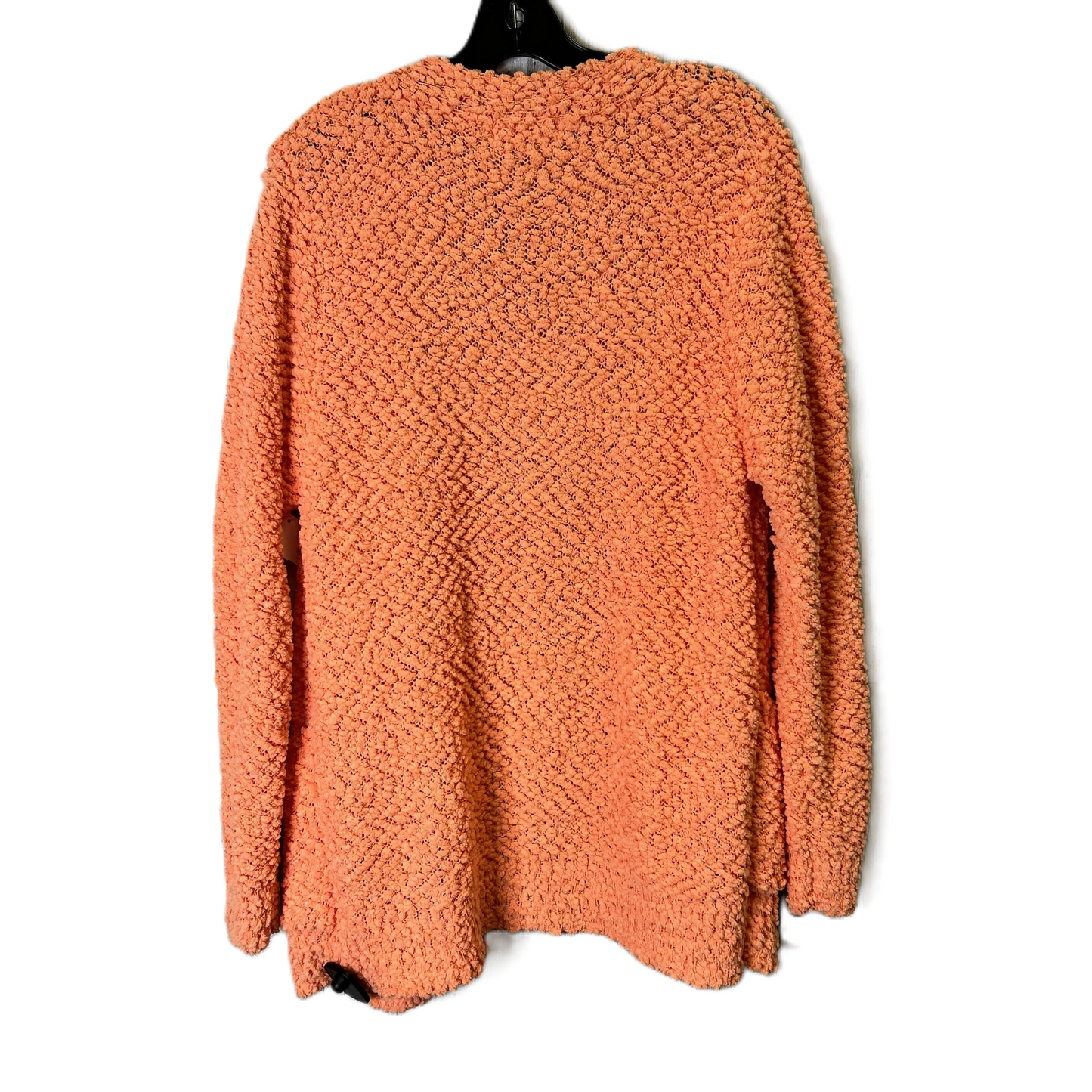 Cardigan By Zenana Outfitters In Peach, Size: L