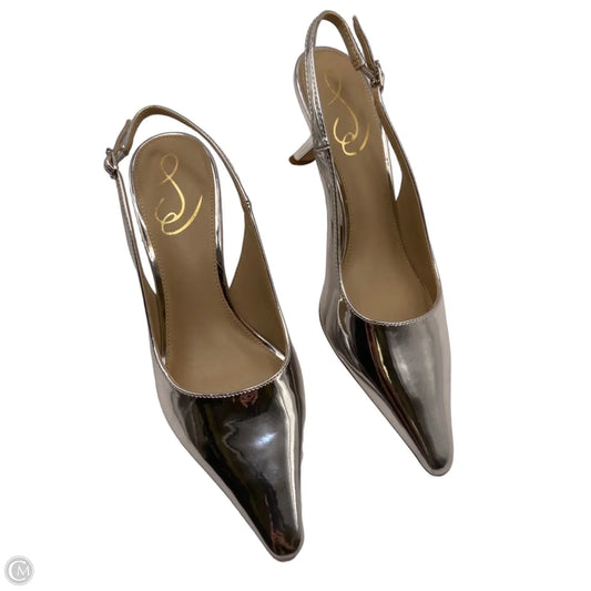 Shoes Heels Kitten By Sam Edelman In Silver, Size: 7