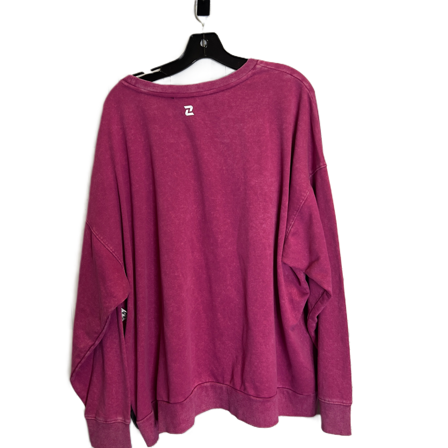 Sweatshirt Crewneck By Zelos In Pink, Size: 3x