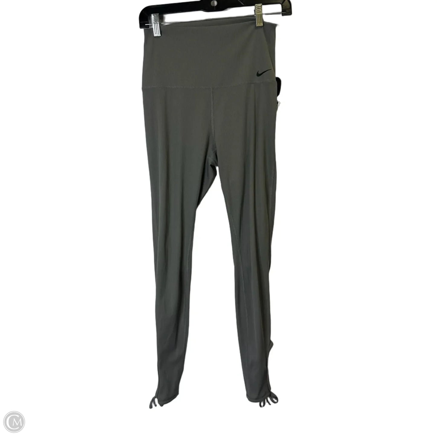 Athletic Leggings By Nike Apparel In Grey, Size: S