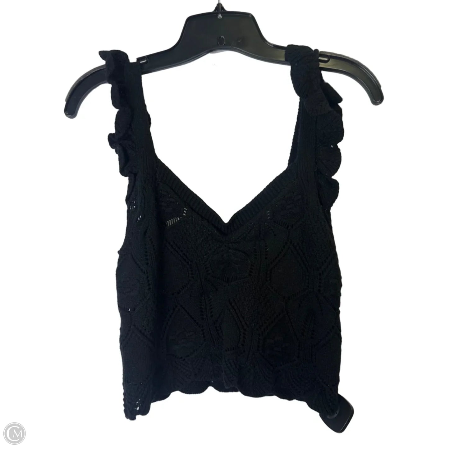 Top Sleeveless By Chelsea And Violet In Black, Size: S