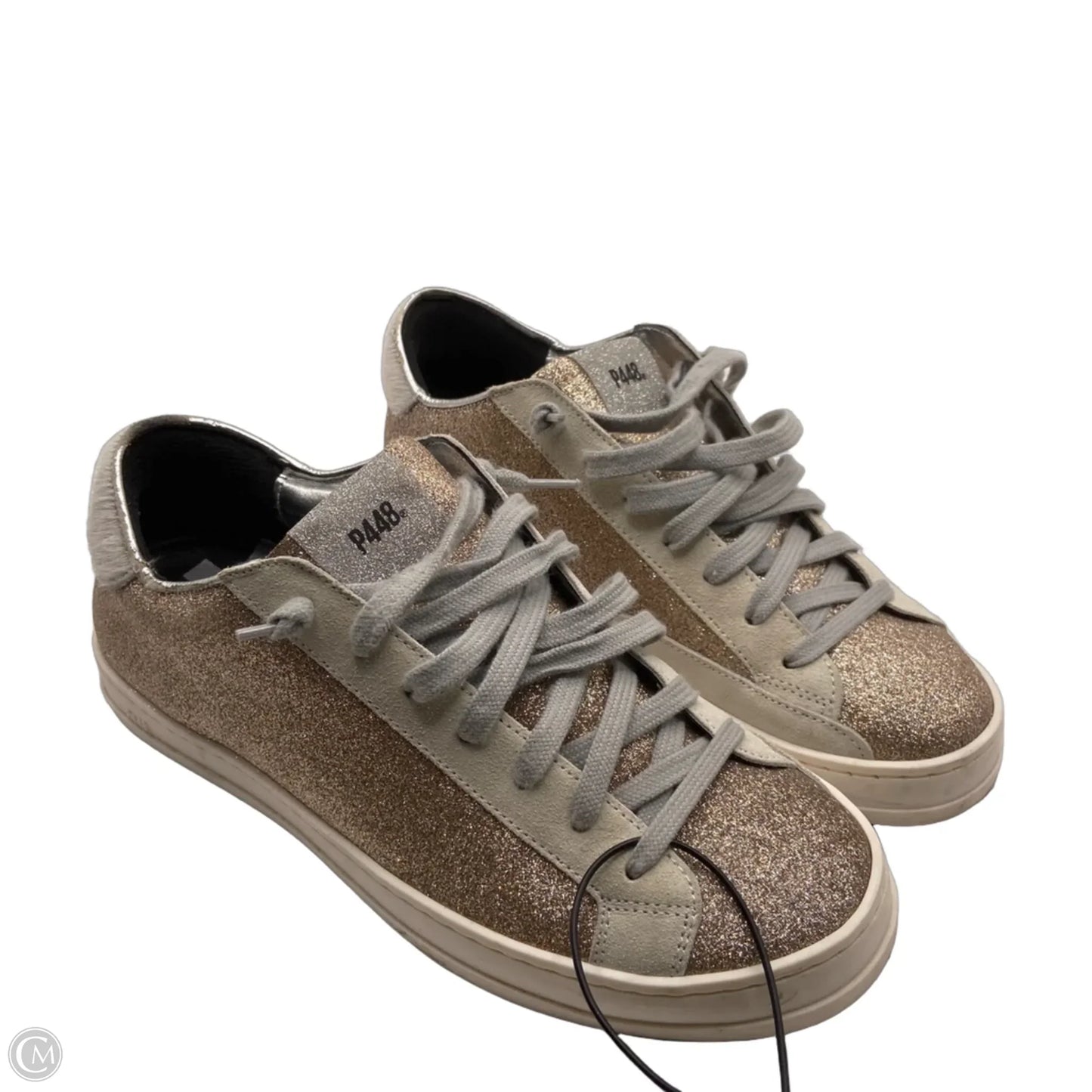 Shoes Sneakers By P448 In Gold, Size: 8