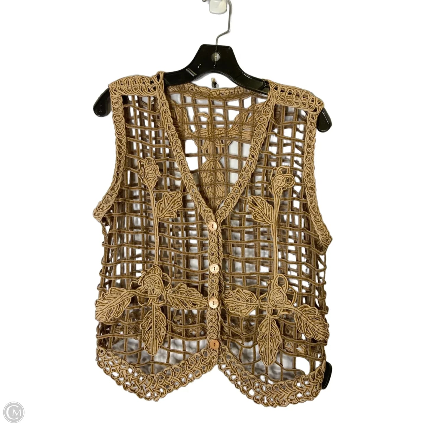 Vest Other By Clothes Mentor In Brown, Size: M