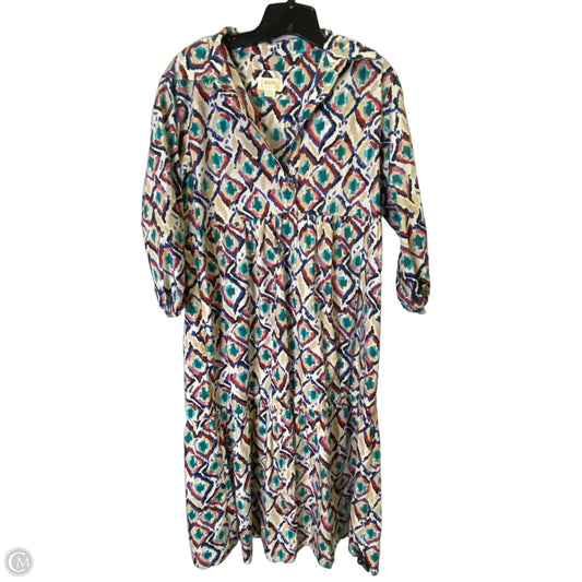 Dress Casual Midi By Maeve In Multi-colored, Size: S