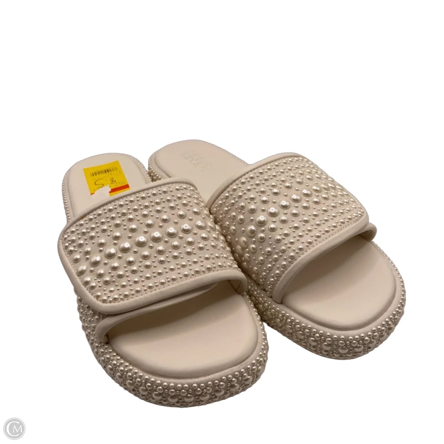 Sandals Flats By Inc In Cream, Size: 8.5