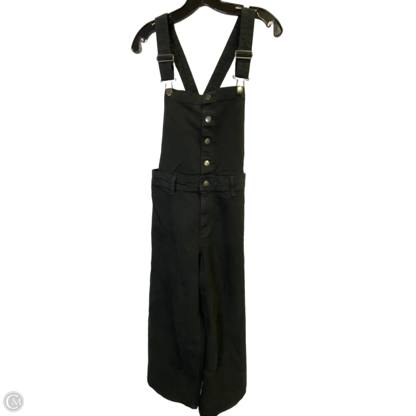Overalls By Universal Thread In Black Denim, Size: 6