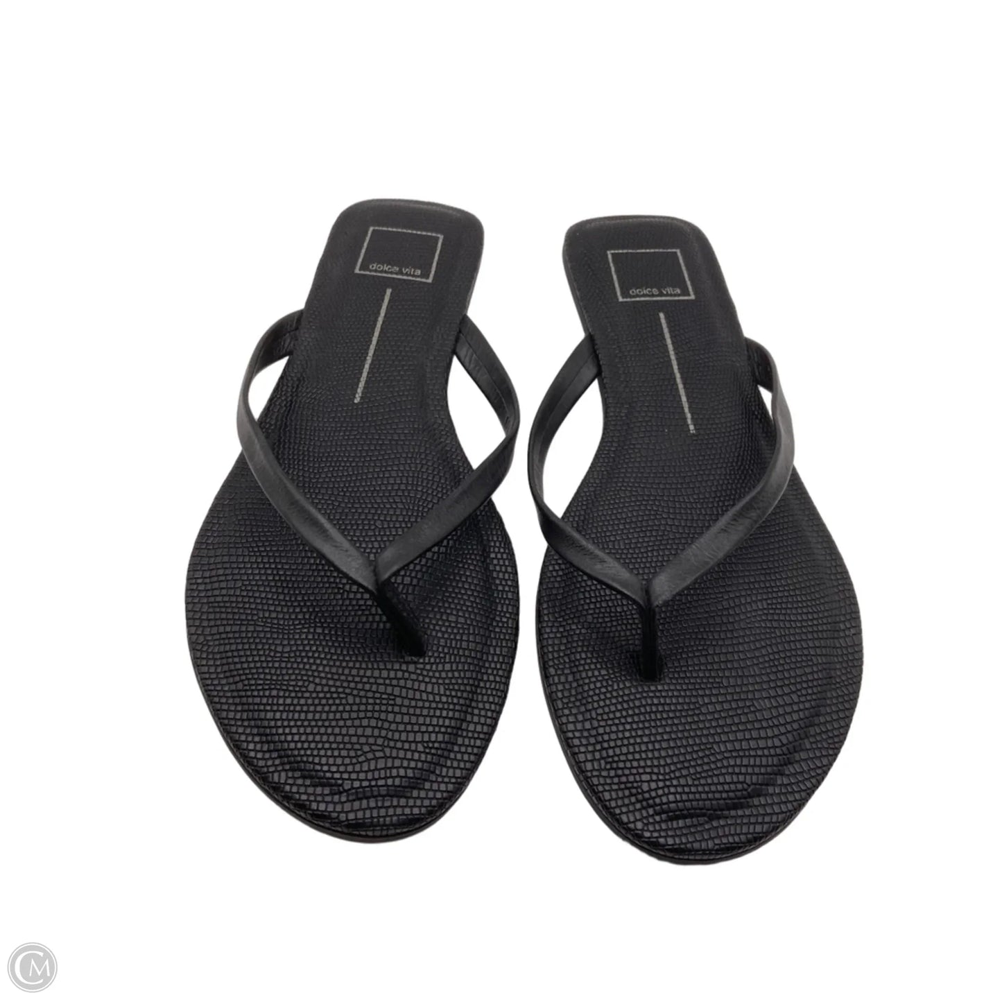 Sandals Flip Flops By Dolce Vita In Black, Size: 9