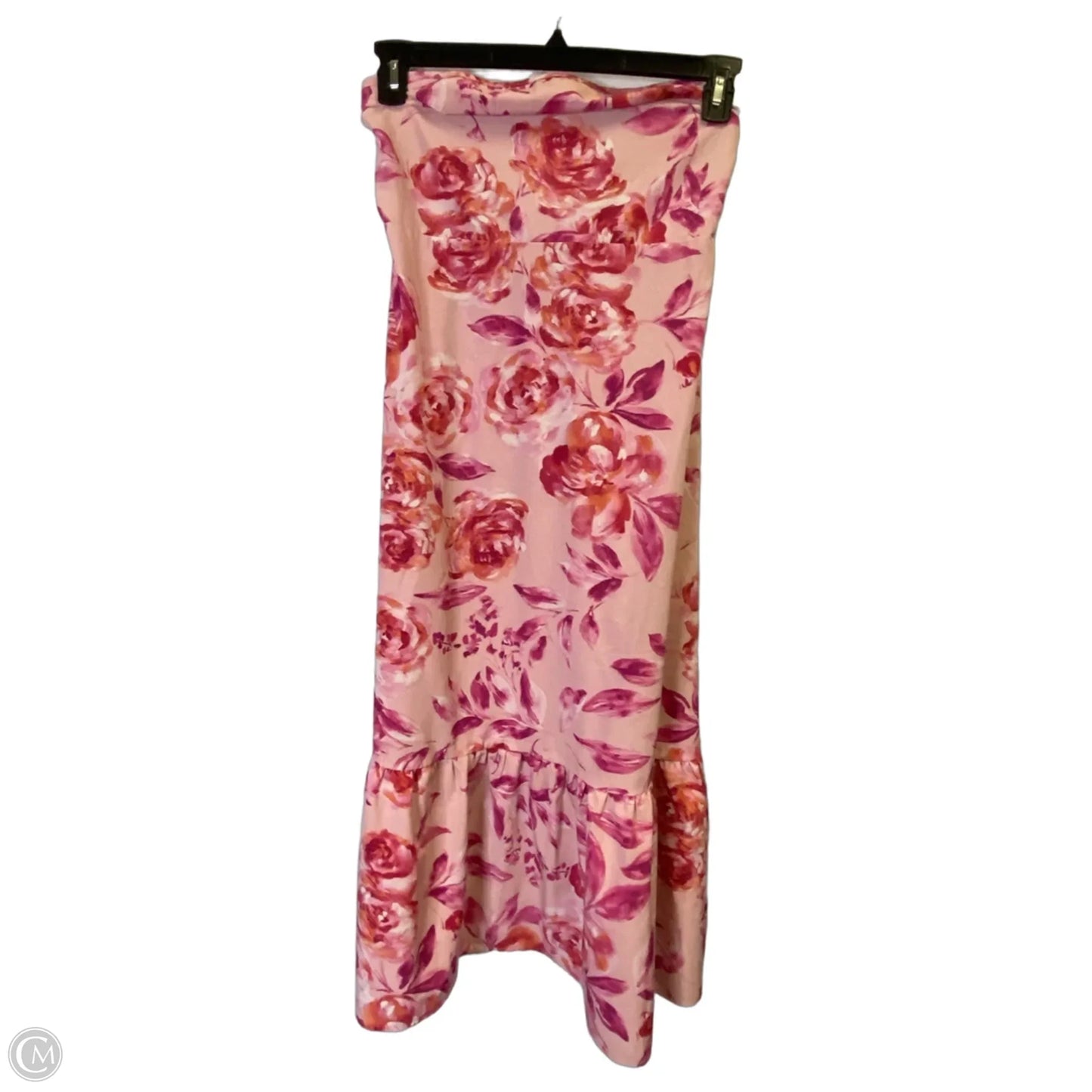 Dress Casual Midi By Shein In Pink, Size: M