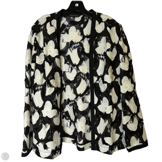 Cardigan By Ming Wang In Black, Size: L
