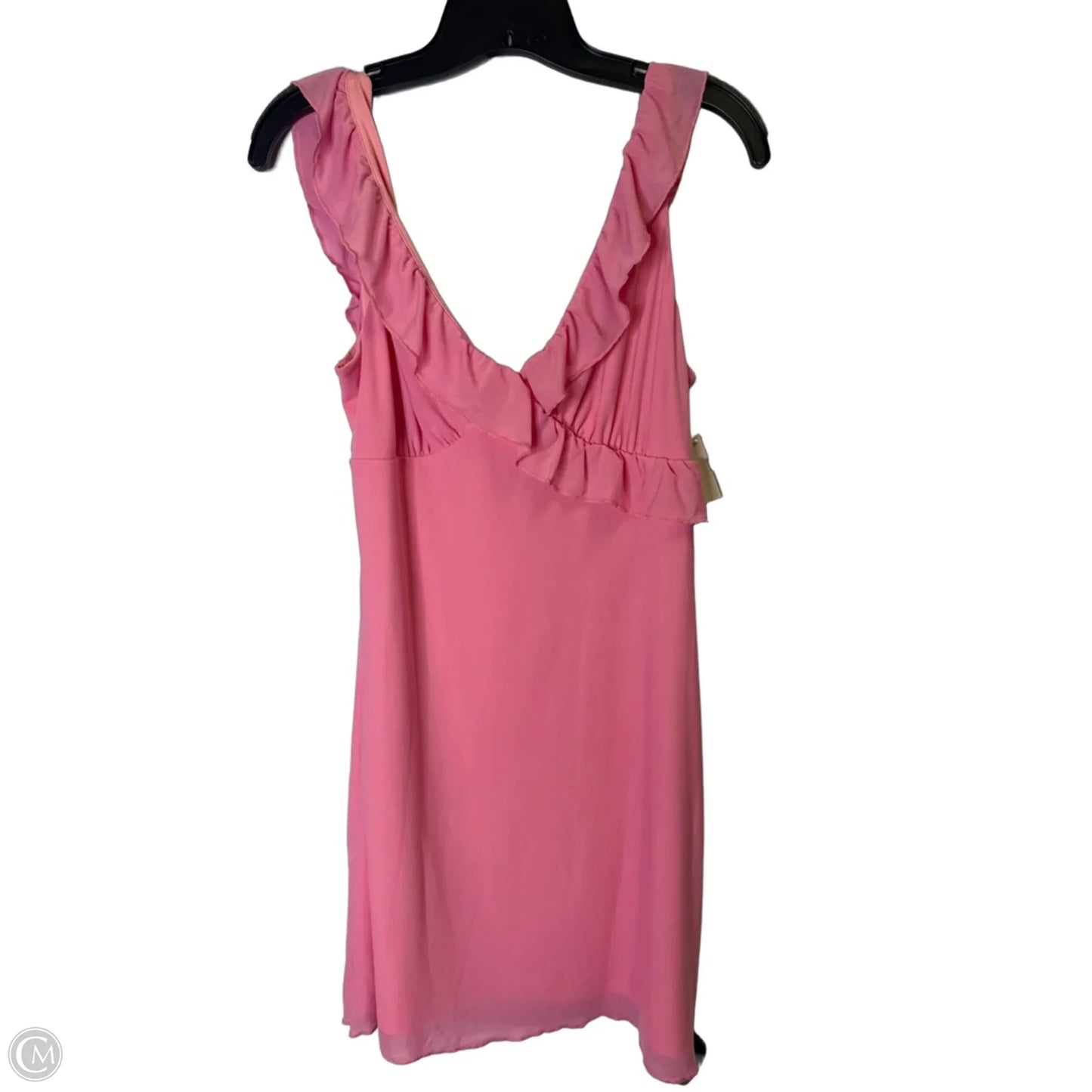 Dress Casual Short By Clothes Mentor In Pink, Size: M