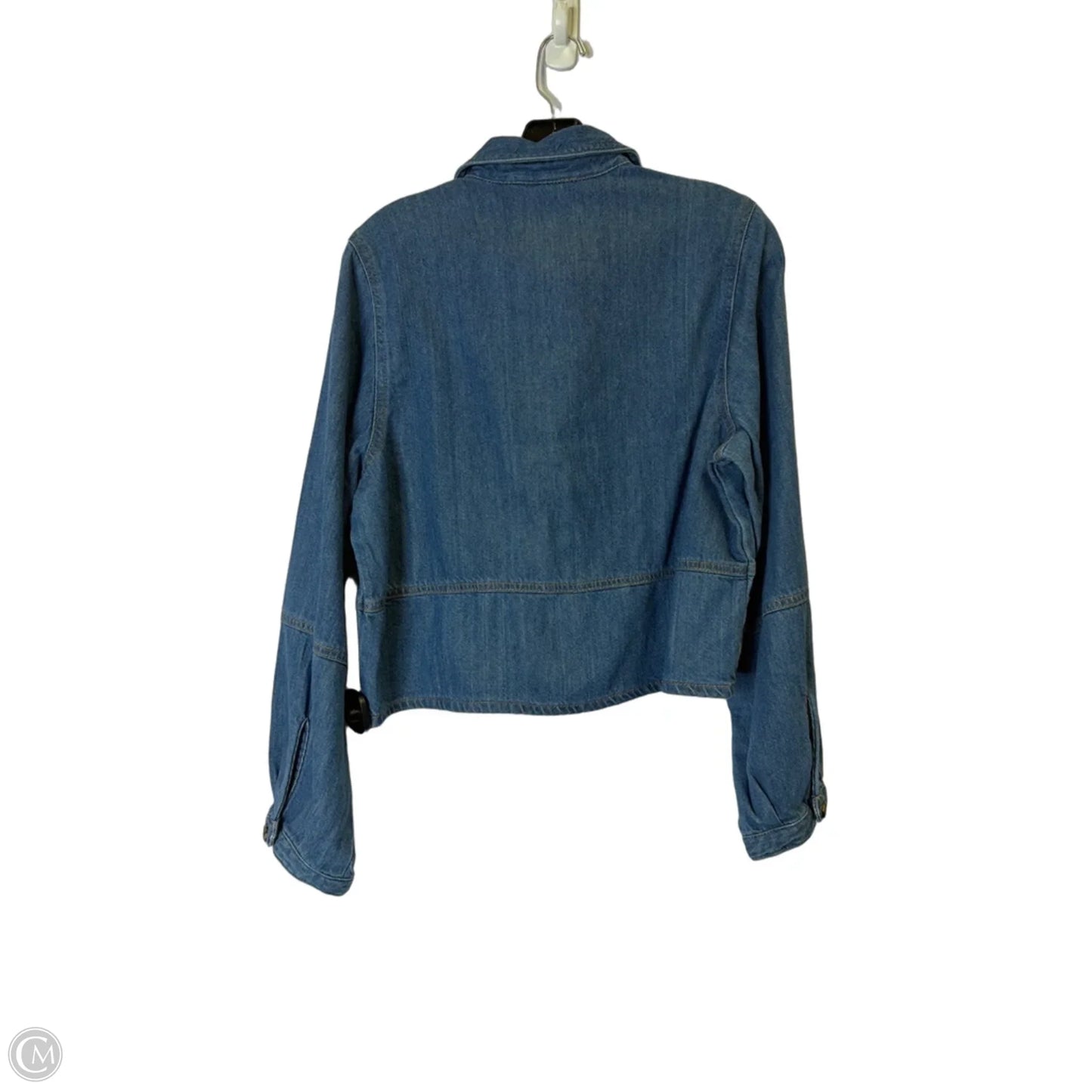 Jacket Denim By Divided In Blue Denim, Size: M