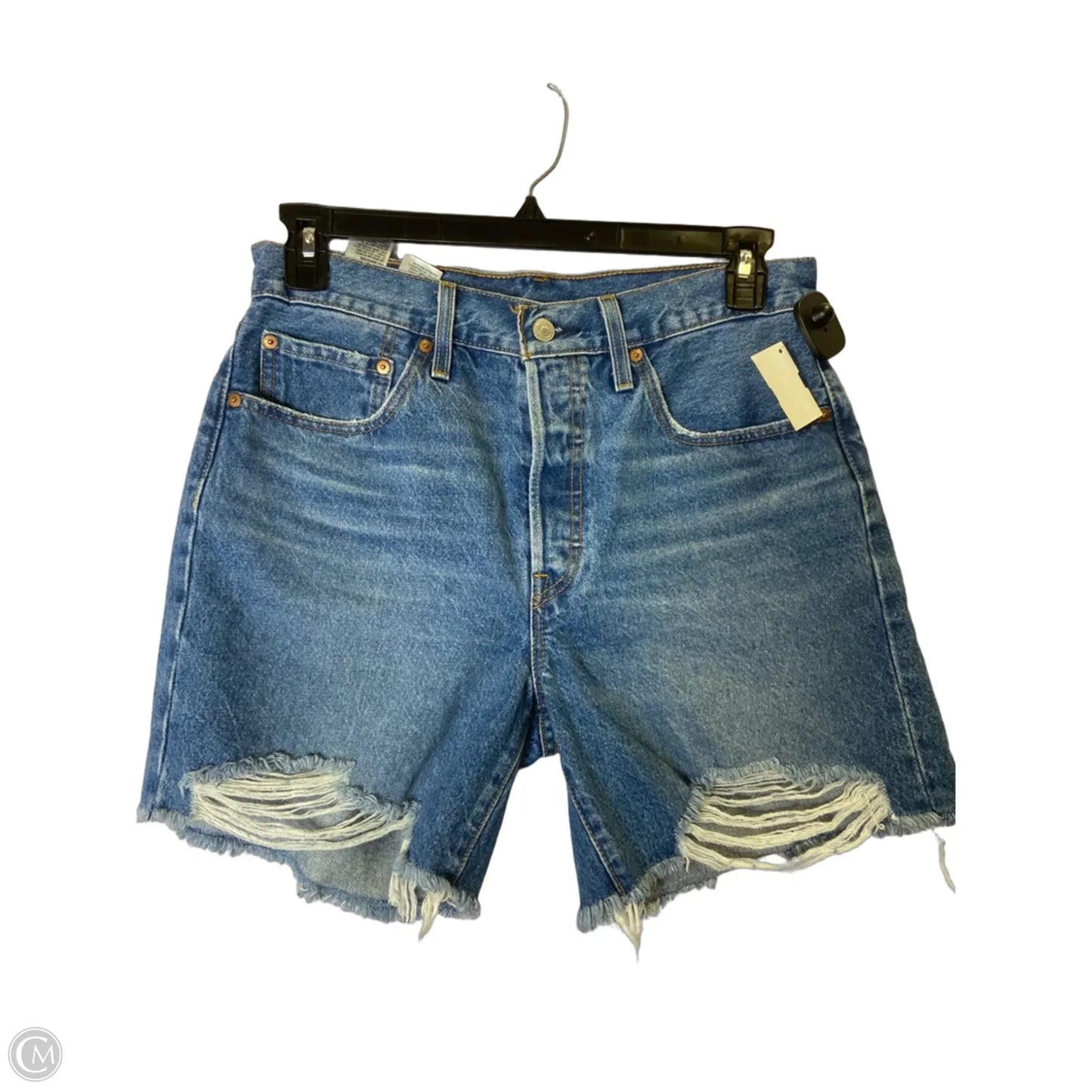 Shorts By Levis In Blue Denim, Size: 8