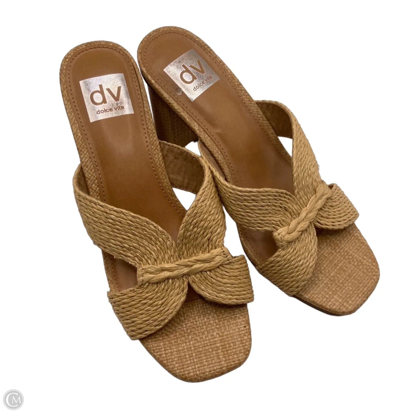 Shoes Heels Block By Dolce Vita In Tan, Size: 8