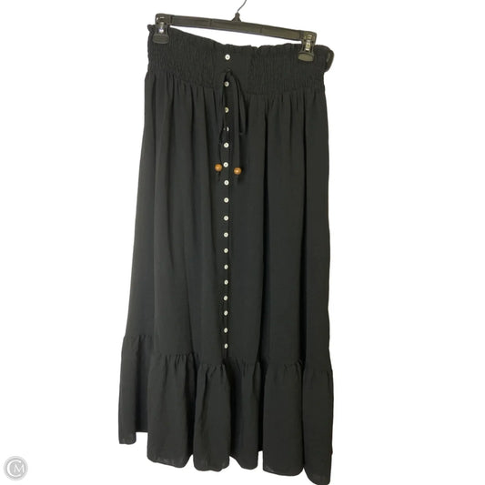 Skirt Maxi By Shein In Black, Size: Xl