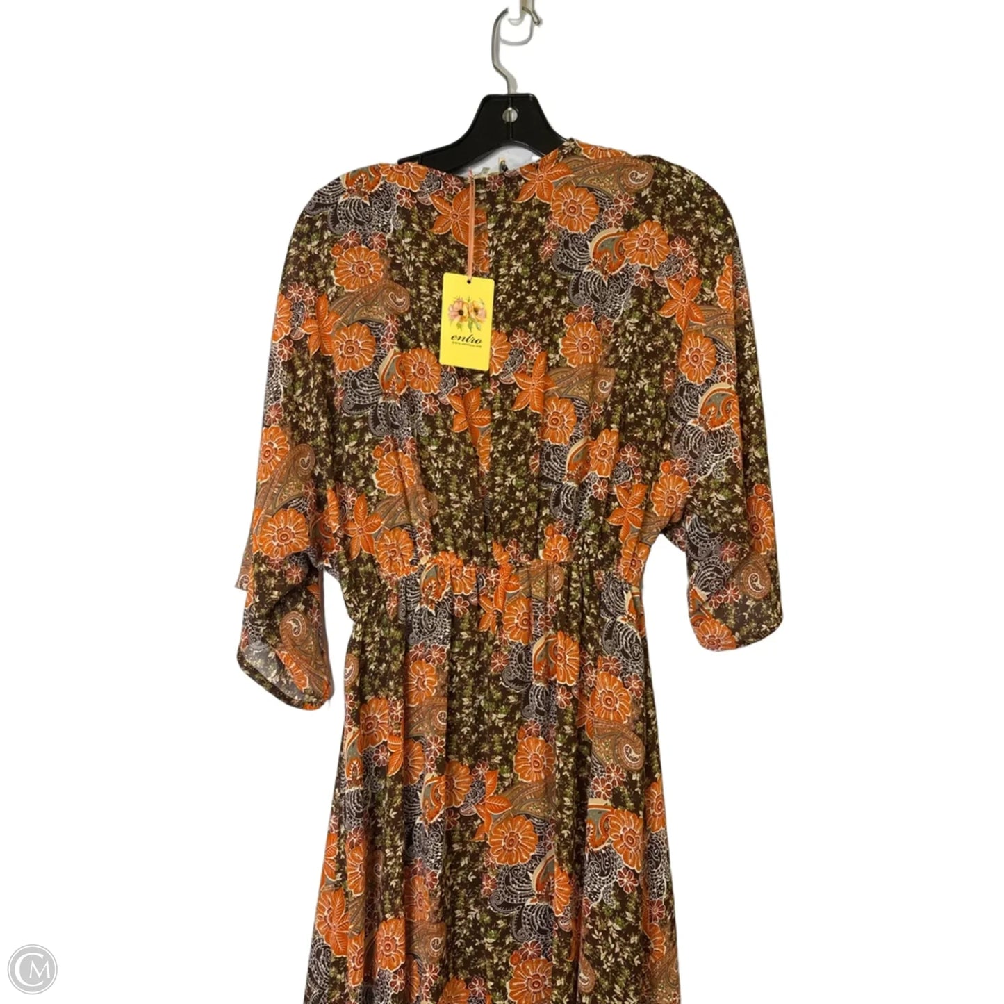Dress Casual Maxi By Entro In Brown, Size: S
