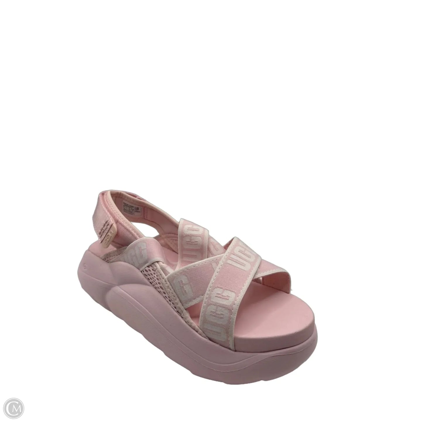 Sandals Designer By Ugg In Pink, Size: 8