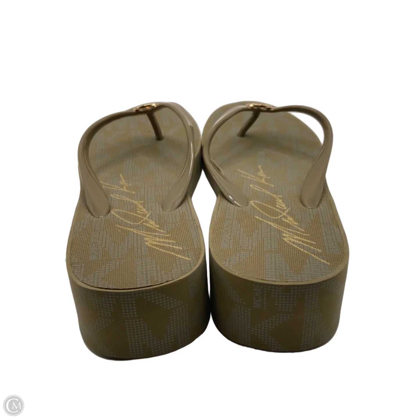 Sandals Designer By Michael By Michael Kors In Taupe, Size: 8