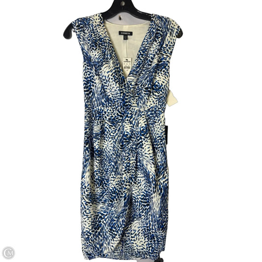 Dress Work By Express In Blue, Size: Xxs