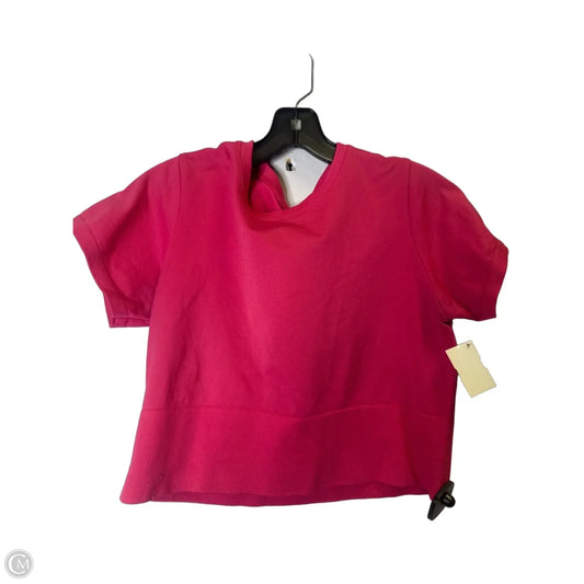 Athletic Top Short Sleeve By Offline In Pink, Size: Xl