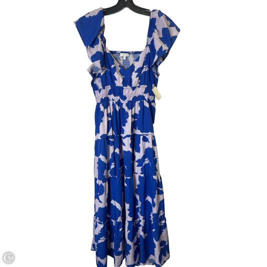 Dress Casual Maxi By Tcec In Blue, Size: L