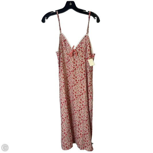 Dress Casual Midi By Clothes Mentor In Floral Print, Size: M
