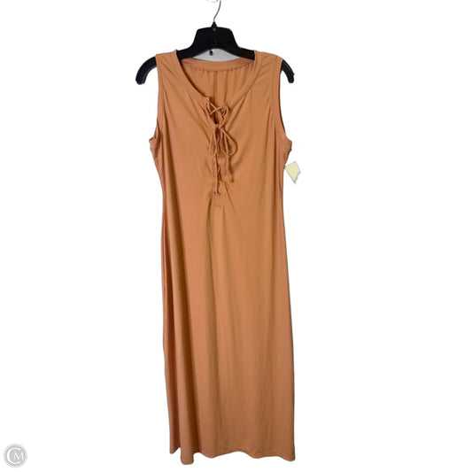 Dress Casual Maxi By Halara In Orange, Size: L