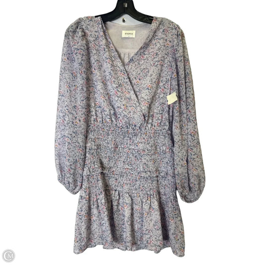 Dress Casual Short By Storia In Purple, Size: S