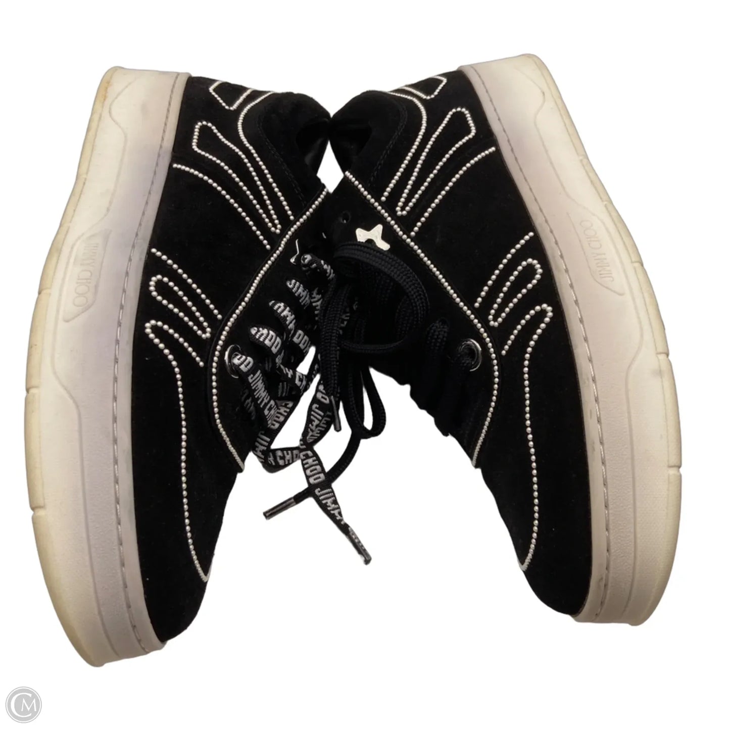 Shoes Luxury Designer By Jimmy Choo In Black, Size: 9.5