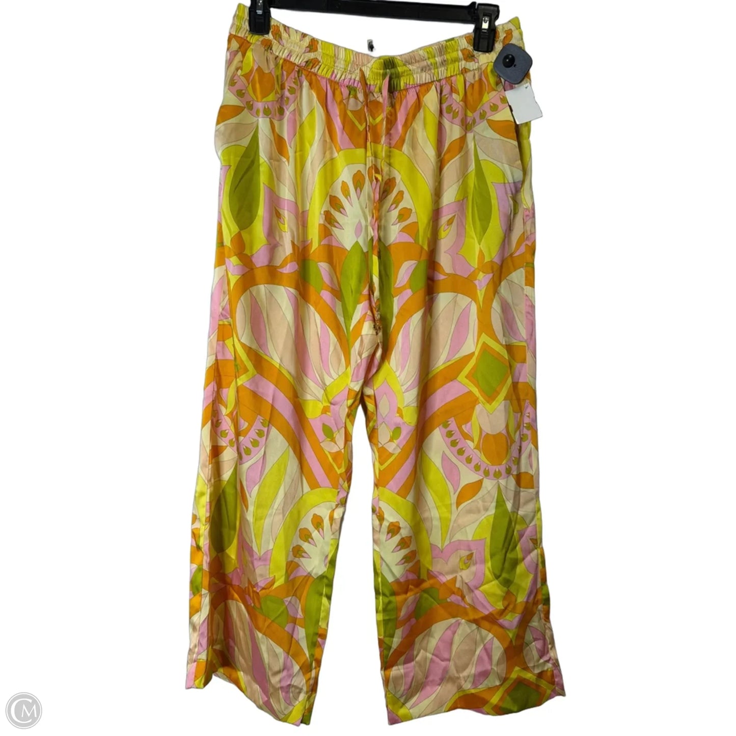 Pants Wide Leg By Zara In Yellow, Size: Xxl